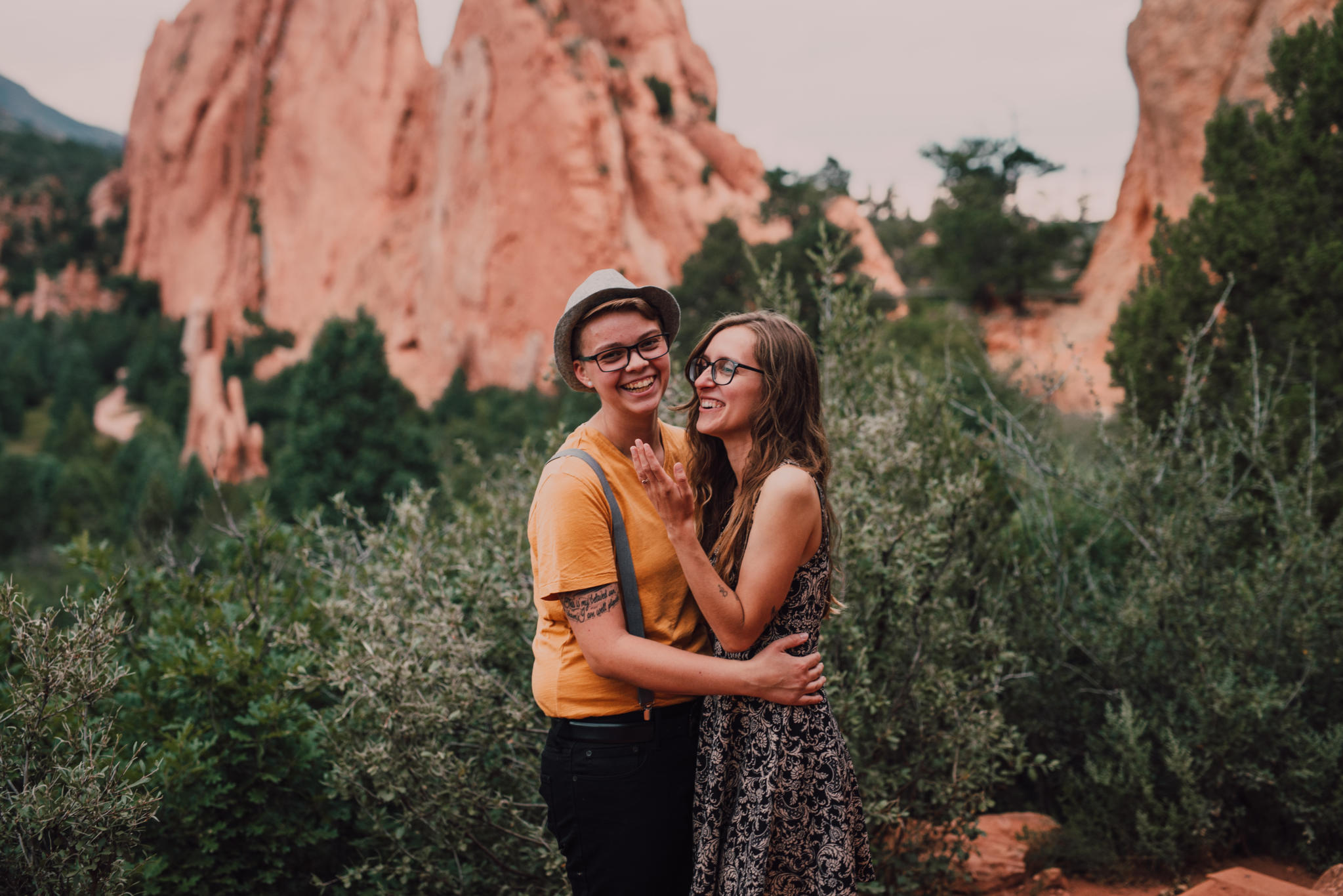Same Sex Engagement Session at Garden of the Gods, Colorado Springs, CO
