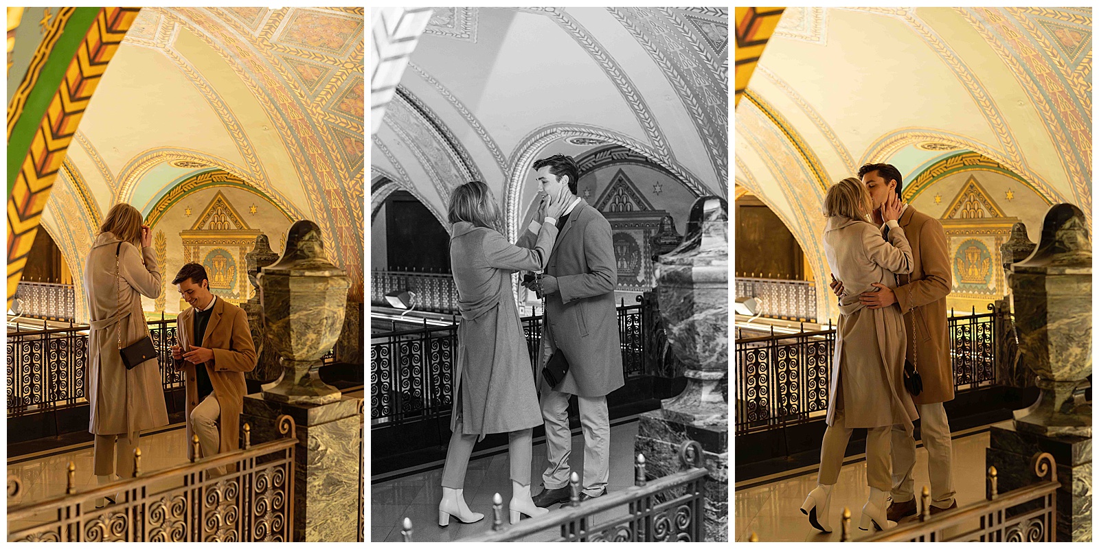 Proposal at the Fisher Building
